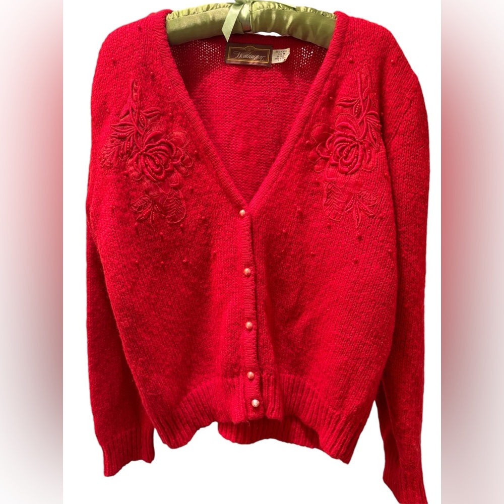 Vintage 80’s Beaded Cardigan